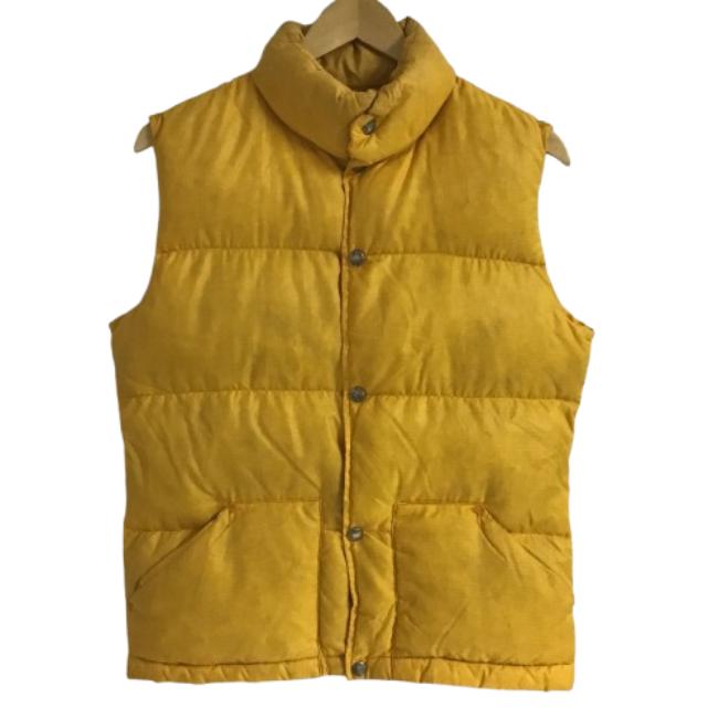 楽天市場】ノースフェイス ダウンベスト（カラーイエロー）（メンズ