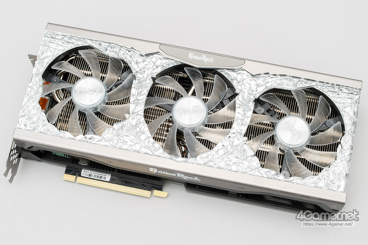 PalitのRTX 3080 Ti搭載カード「GeForce RTX 3080 Ti GameRock OC」を