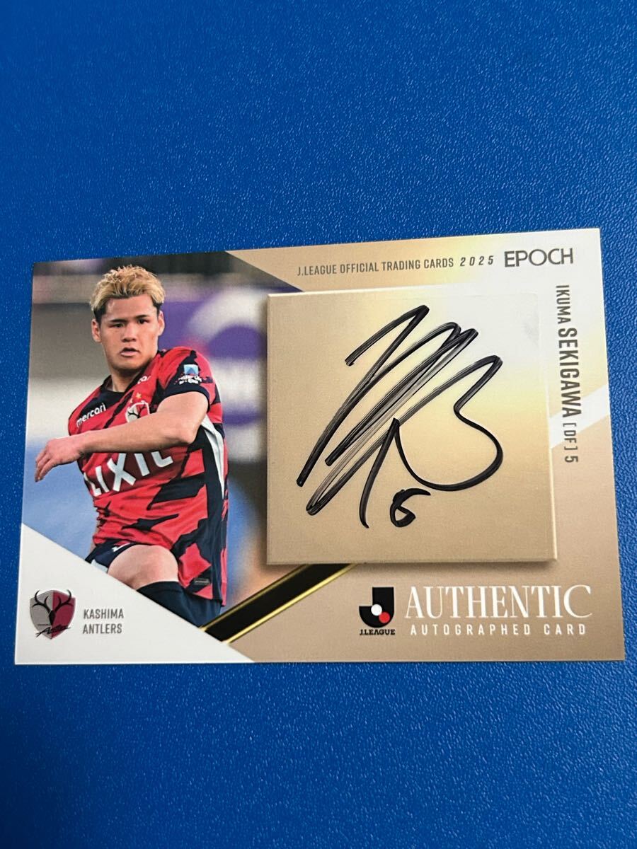Jカード 2018 鹿島アントラーズ 安部裕葵 直筆サインカード 50枚限定