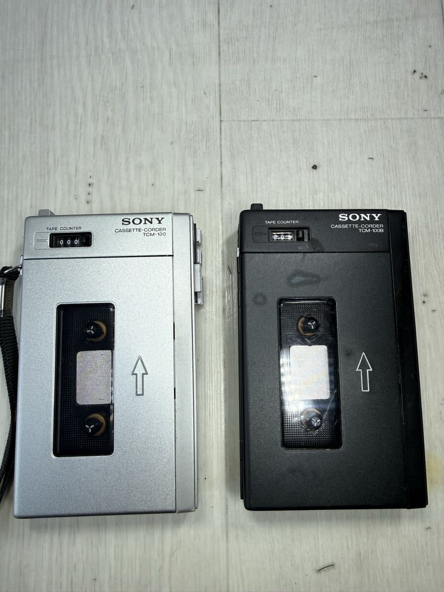 Yahoo!オークション -「sony tcm-100b」(カセットプレーヤー