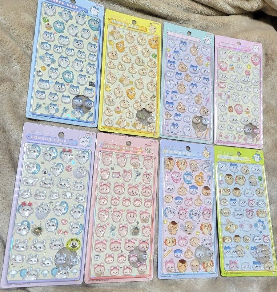 正規品 ちいかわ ボンボンドロップシール 第1弾 第2弾 8種類8枚セット