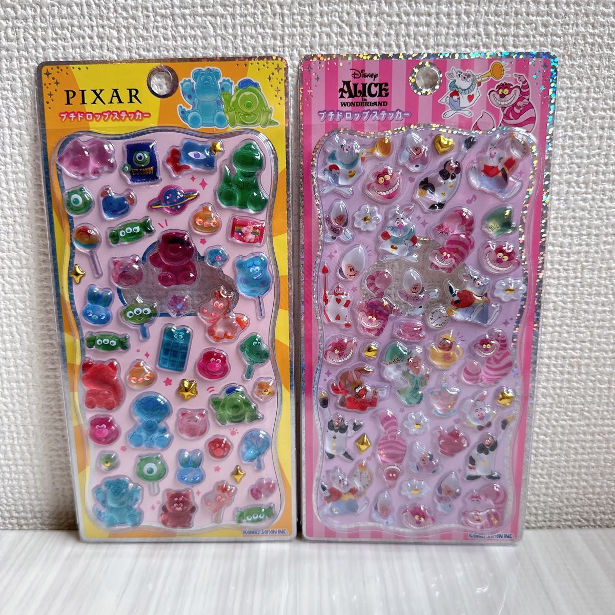 プチドロップステッカー ディズニー ピクサー アリス 不思議の国の