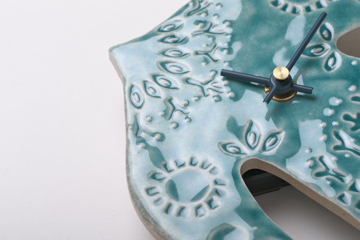 happy bird clock ターコイズ | 【公式】SUGY JAPAN | タイルを使った