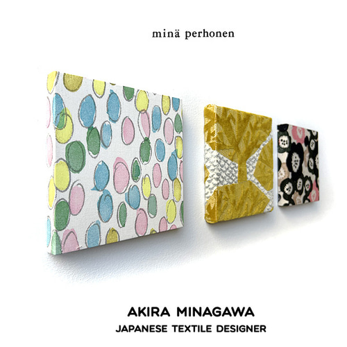 ミナペルホネン ファブリックパネル 3枚set jellybeans fogland