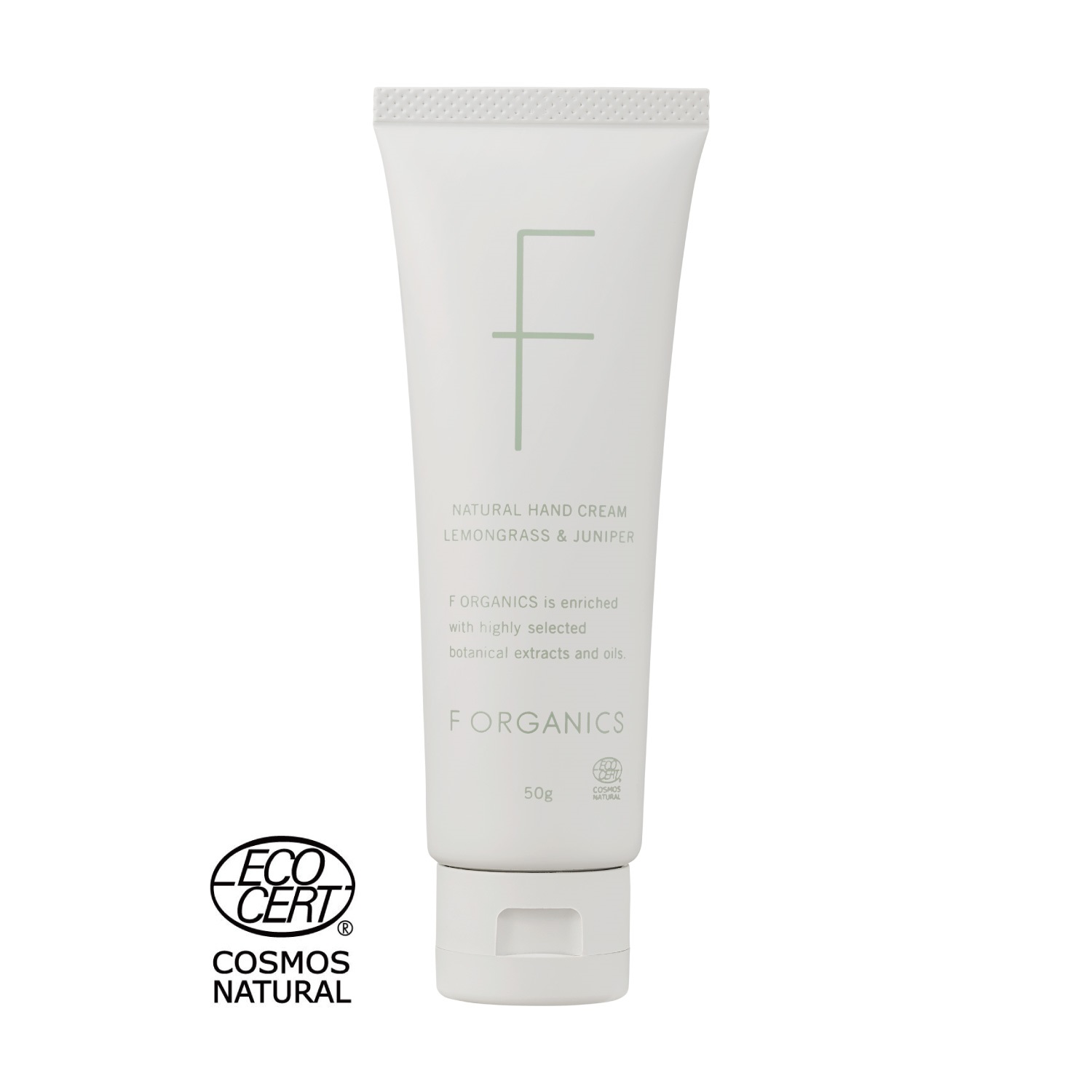 F ORGANICS】ナチュラルハンドクリーム N50g レモングラス＆ジュニパー
