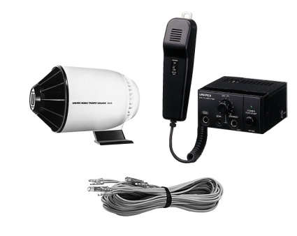 S-NT102A-B】UNI-PEX 車載用アンプ スピーカー セット 10Wクラス 12V