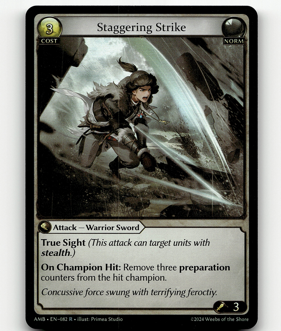 FOIL - Grand Archive TCG Staggering Strike - Mortal Ambition | eBay