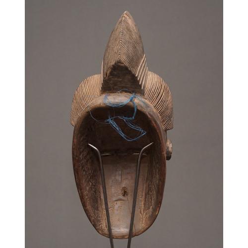 アフリカ コートジボワール バウレ族 マスク 仮面 No.404 木彫り