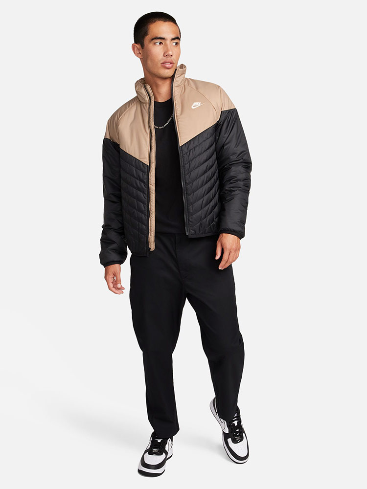 NIKE (ナイキ) 切り替え フルジップ 中綿ジャケット MIDWEIGHT PUFFER