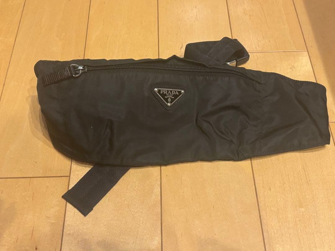 プラダ ボディバッグ ウエストポーチ ブラック PRADA PRADA（プラダ） ウエストバッグ/ウエストポーチ/ボディバッグ
