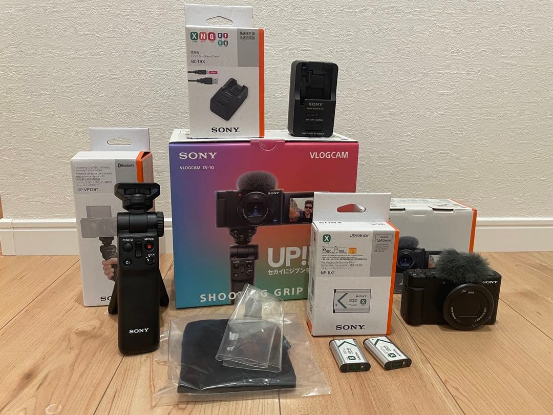 **⋆様 SONY VLOGCAM ZV-1 シューティンググリップキット SONY ZV-1M2G W VLOGCAM ZV-1 II シューティンググリップキット