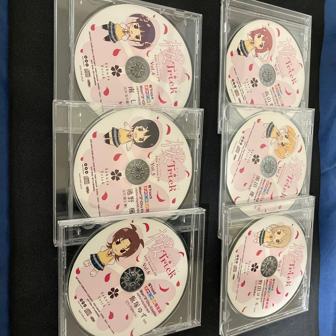 桜Trick DVD CD きゃにめ購入特典セット Amazon.co.jp | 桜Trick (初回生産版) 全6巻セット [マーケット