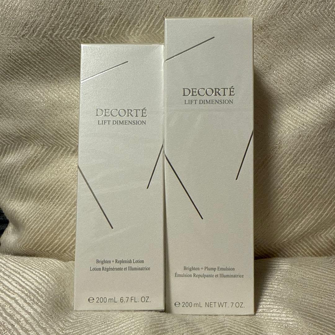 DECORTÉ LIFT DIMENSION 化粧水・乳液セット 試してみた】リフトディメンション コフレ DECORTÉのリアルな口コミ