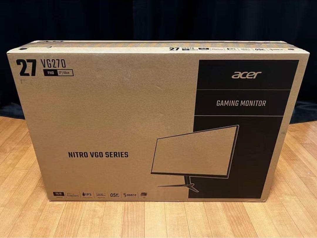 ゲーミングモニター Acer VG270 27インチ IPS 165Hz Acer Nitro VG270 P6bip 27