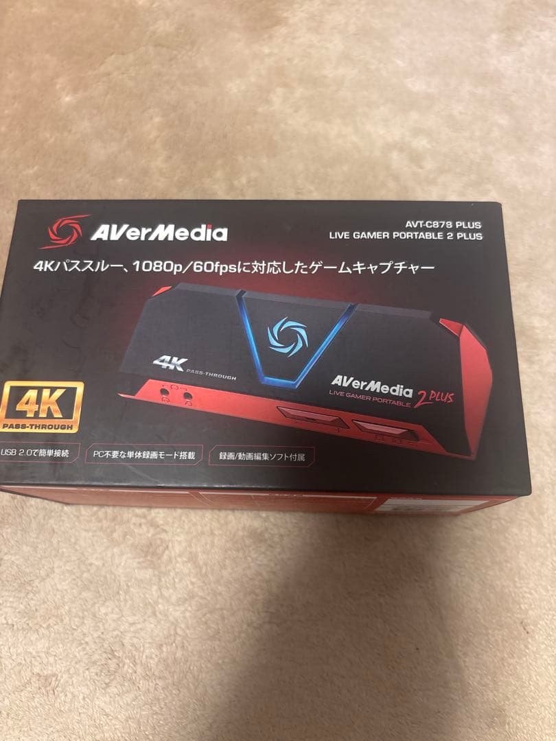 りこAVerMedia キャプチャーボード C878 PLUS 美品 AVerMedia（アバーメディア） ゲームキャプチャー AVT-C878 PLUS