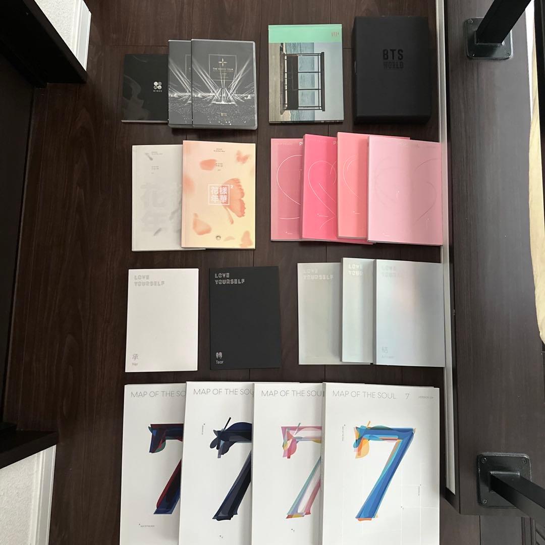 BTS アルバムセット（20枚） 楽天市場】[おまけ26枚付き] BTS CD アルバム [全32種のうち 13種