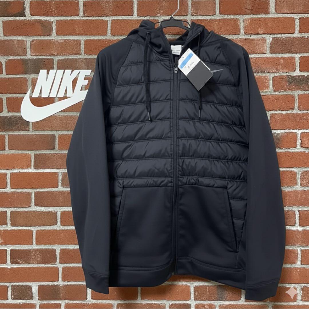 ナイキ　NIKE 中綿ジャケット　サーマ　フルジップ　ジャケット　新品　メンズM NIKE（ナイキ） 中綿ジャケット メンズ アウター サーマ レペル パーク