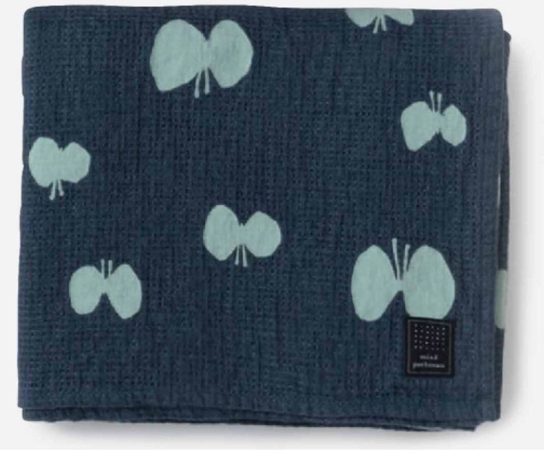 新品　ミナペルホネン　コットンリネンブランケット　hana hane cotton linen blanket（コットンリネンブランケット